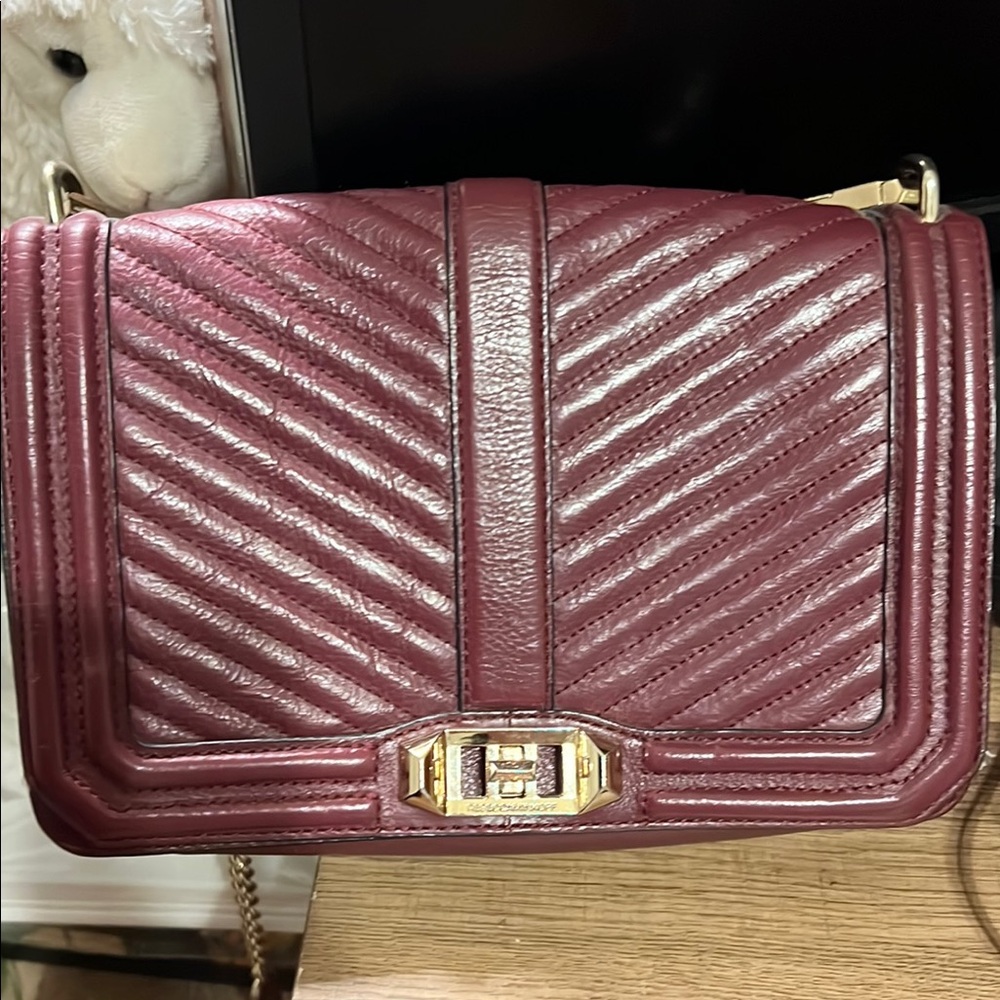Rebecca Minkoff Burgundy Crossbody bag